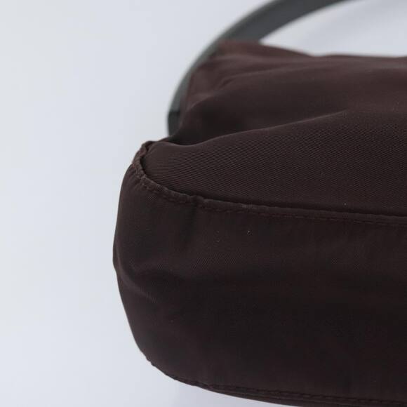 PRADA Hand Bag Nylon Brown - Picture 16 of 16
